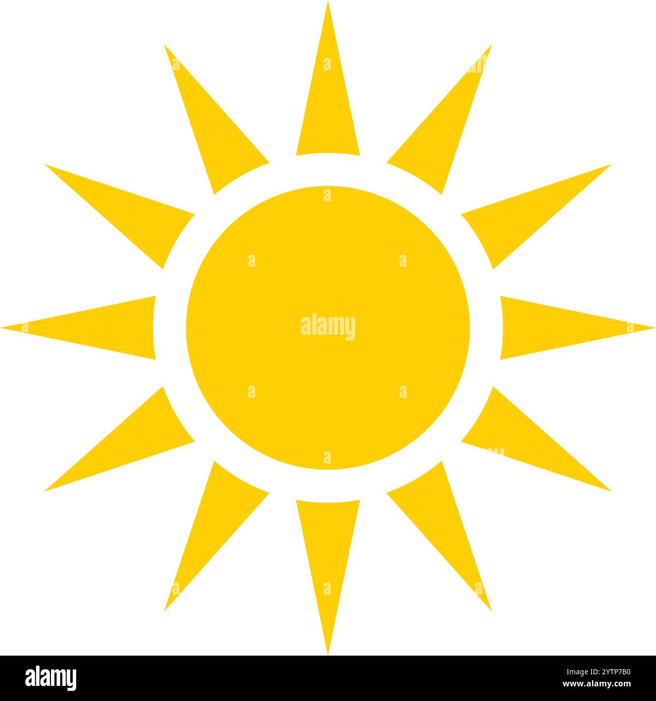 sun icon vector illustration Stock Vector Image & Art - Alamy