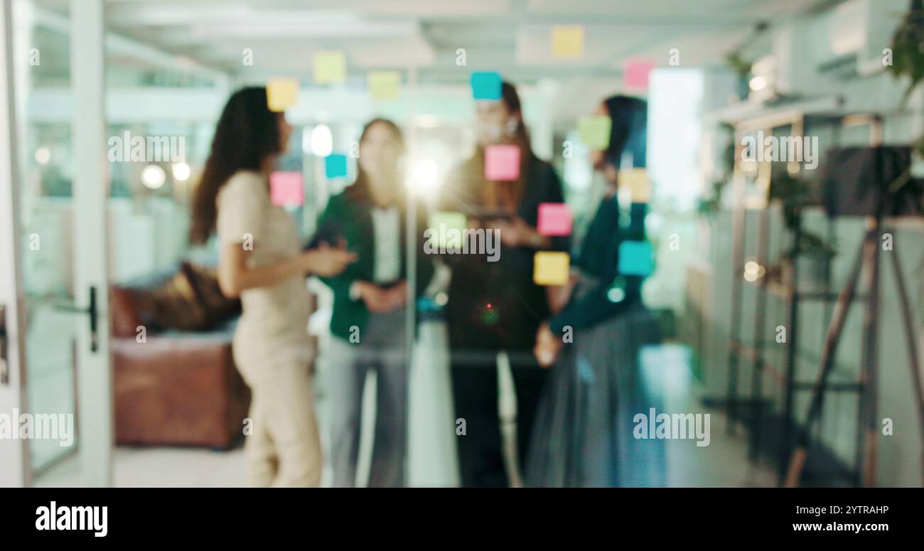 Planning, scrum and teamwork with business people in office for ...