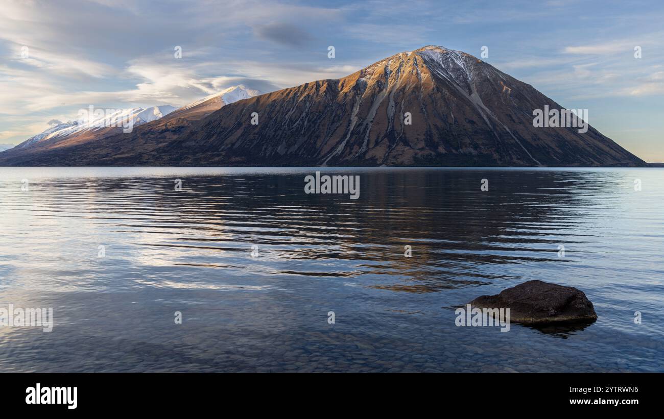 Lake Ohau Big and Small Stock Photo - Alamy