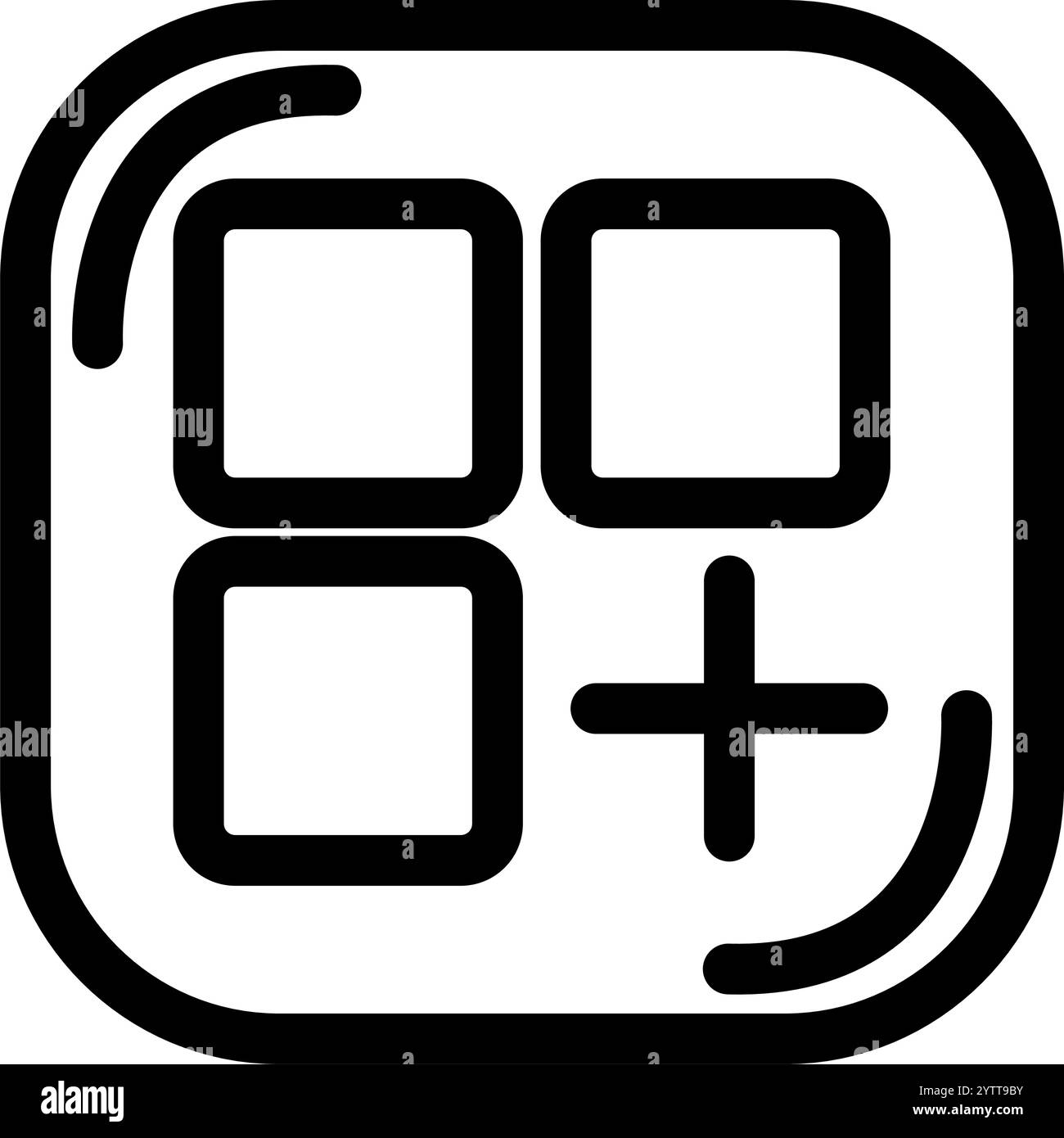 Modern UI UX - clean dashboard icon Stock Vector Image & Art - Alamy