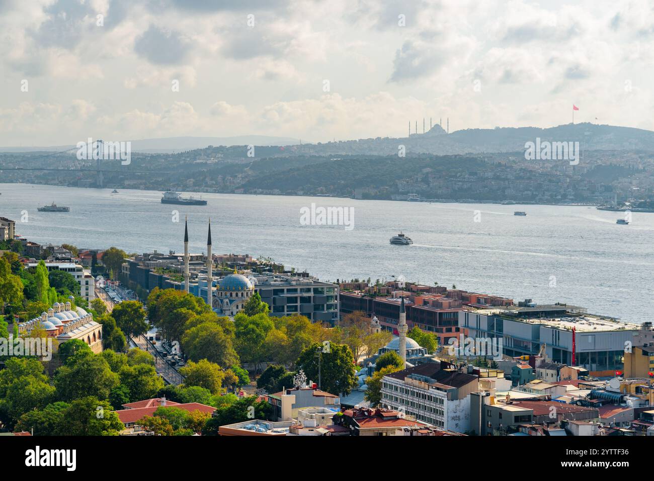 Aerial view of the Bosporus and Istanbul, Turkey Stock Photo - Alamy