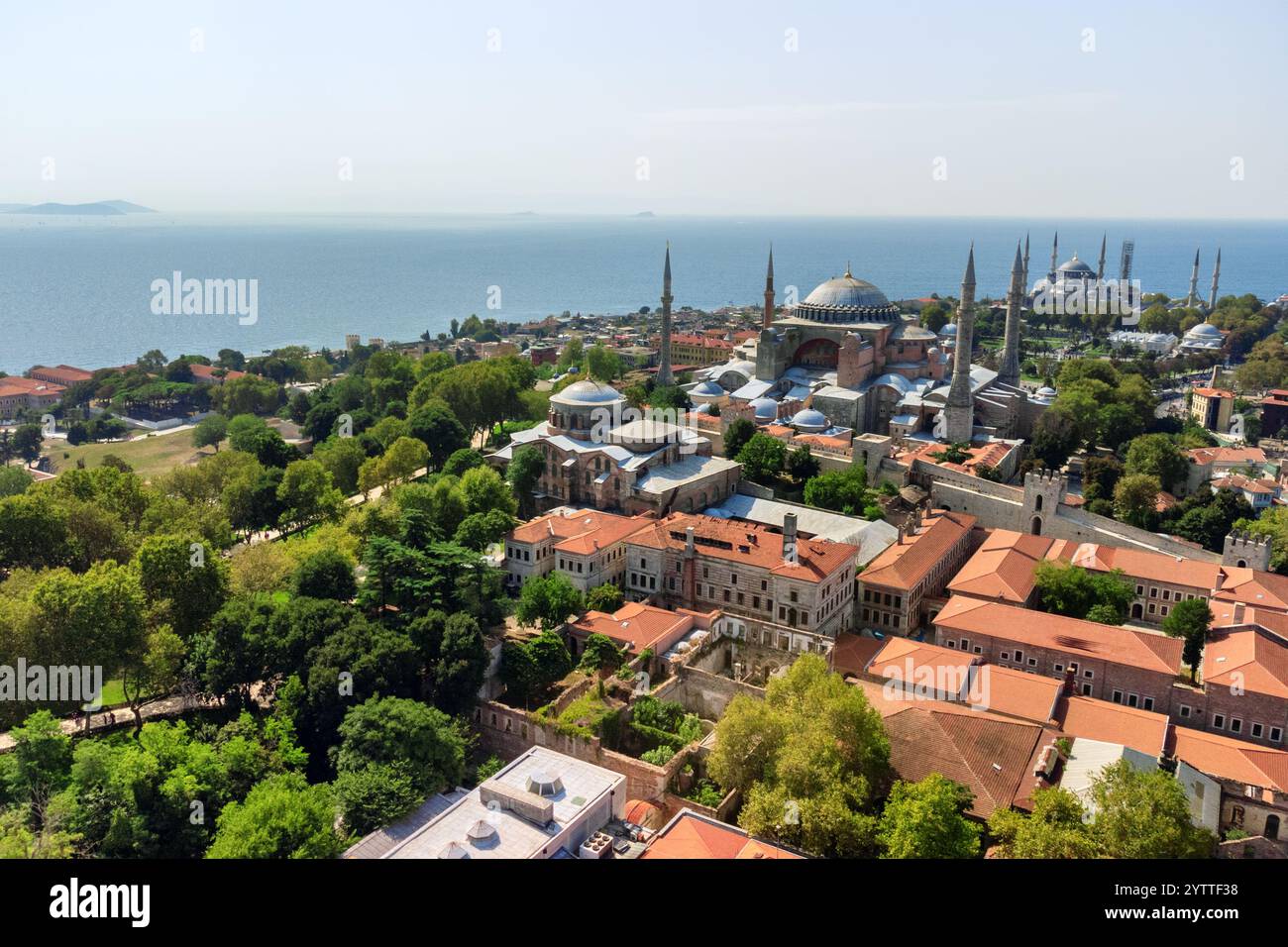 Hagia sophia drone hi-res stock photography and images - Alamy