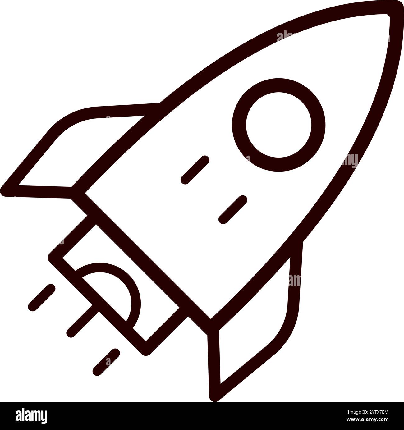 Space rocket Stock Vector Images - Alamy