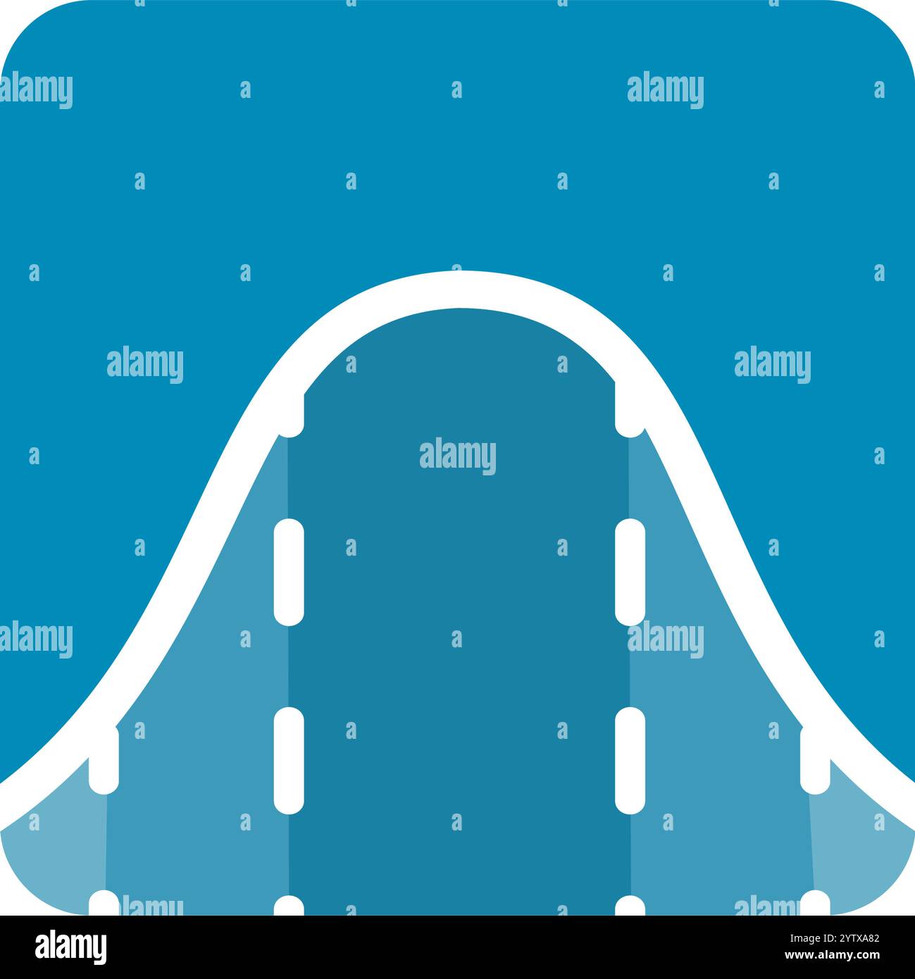 Gauss curve, normal probability distribution Stock Vector