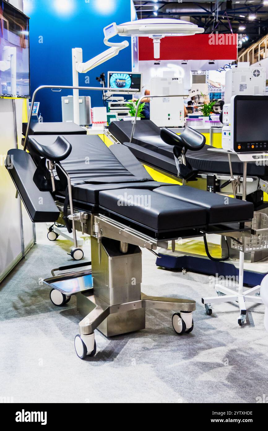 Obstetric mechanical-hydraulic operating table. Gynecological chair ...