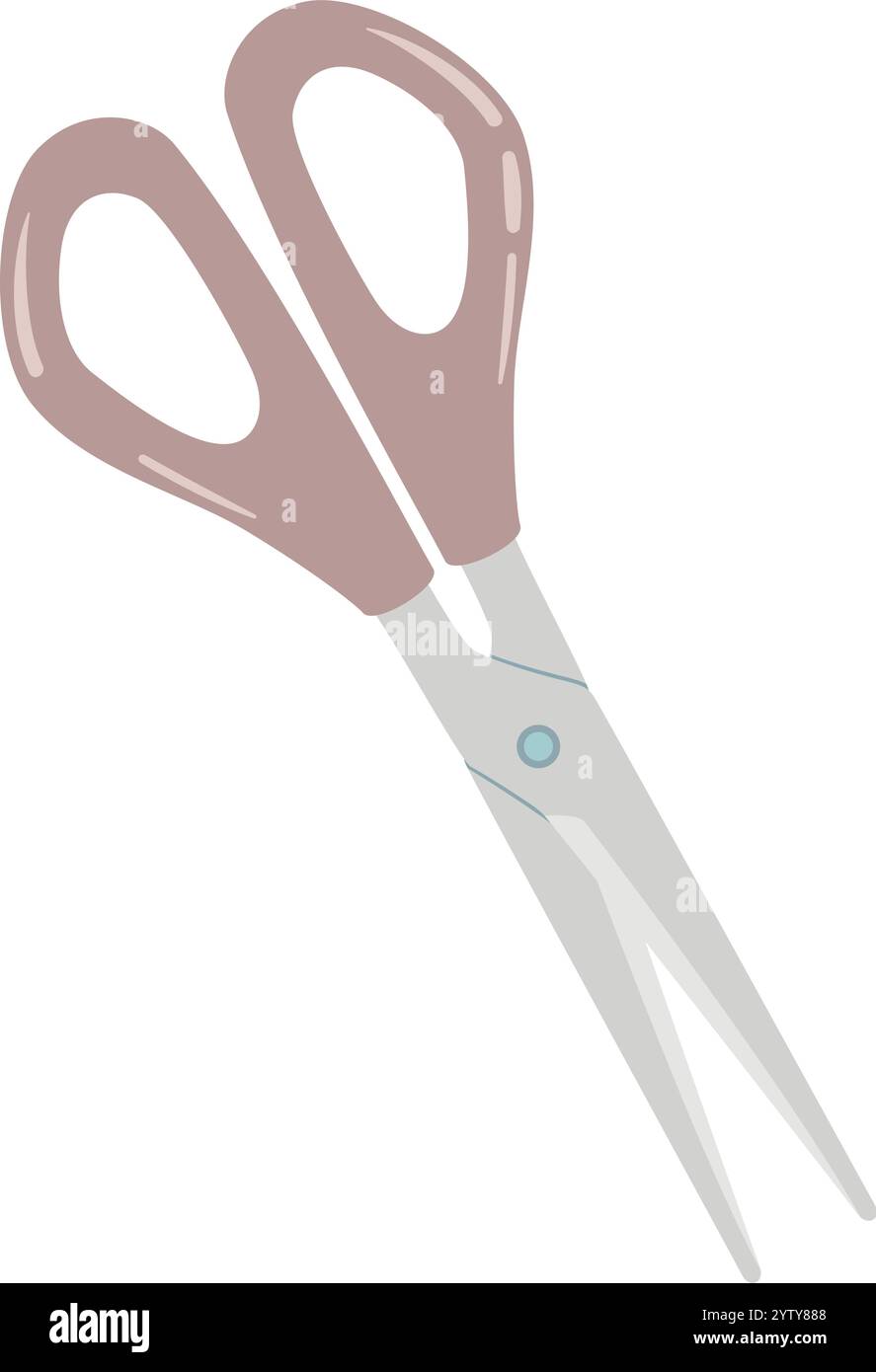 Stationery scissors against background Stock Vector Images - Alamy