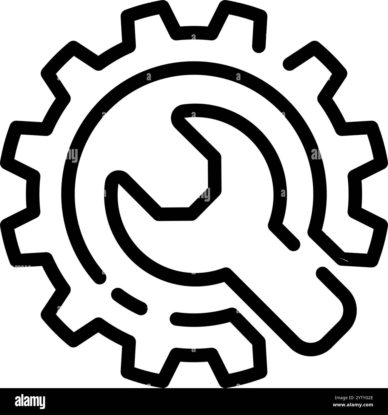 setting - vector icon Stock Vector Image & Art - Alamy