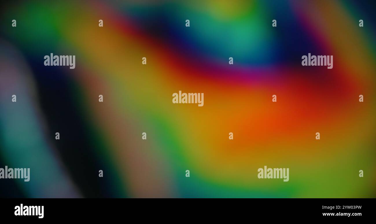 Iridescent background. Blurred holographic colors. Defocused leak green ...