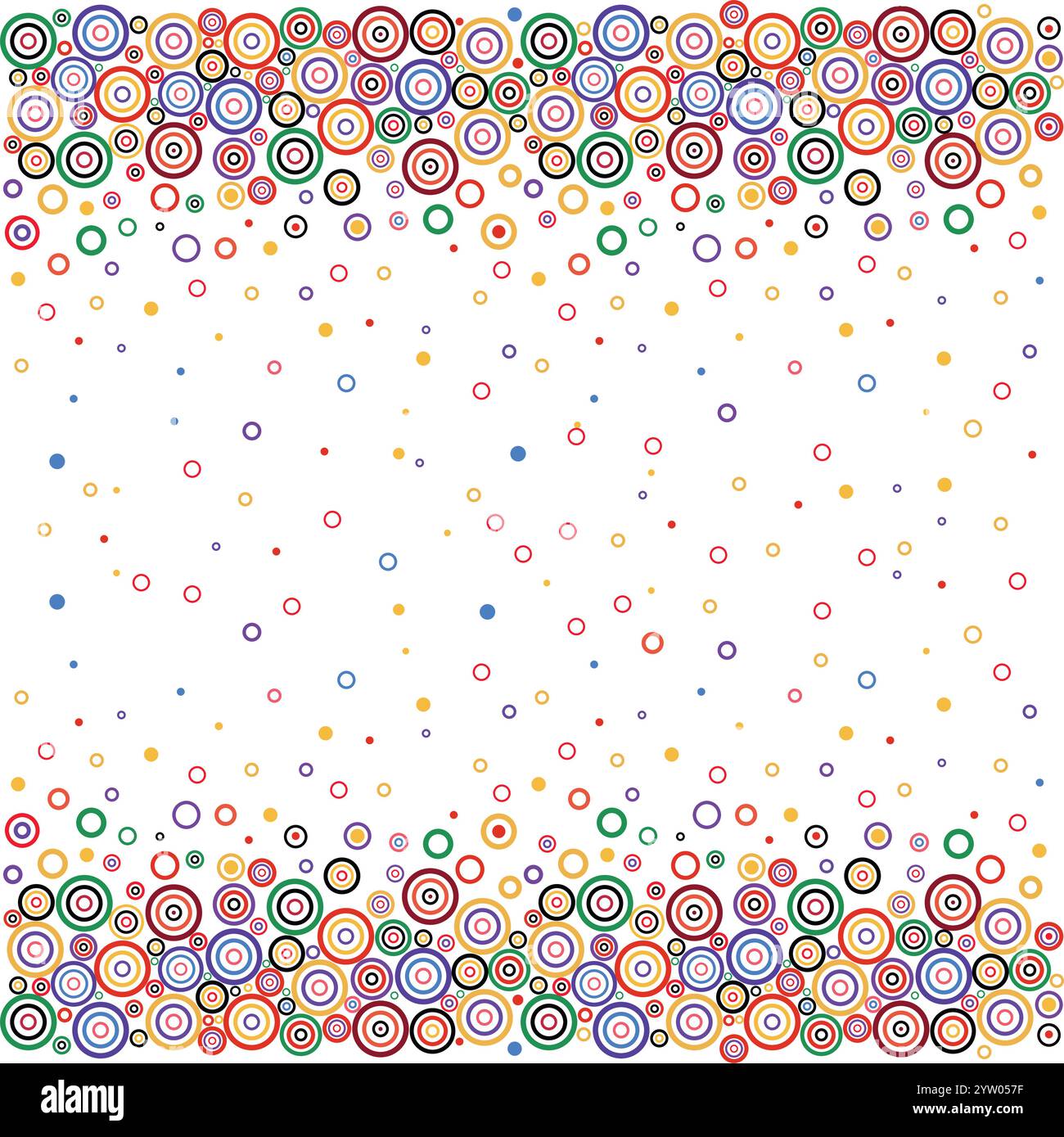 Bubbles-Pattern seamless texture for your design Stock Vector