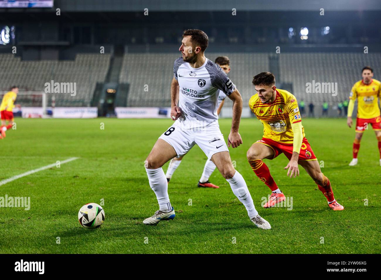 Krakow, Poland, 8th Dec 2024, A football match in the Pko BP