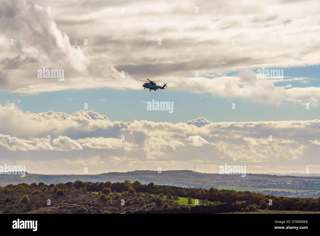 silhouette of British Joint Helicopter Command (JHC) Royal Air Force ...