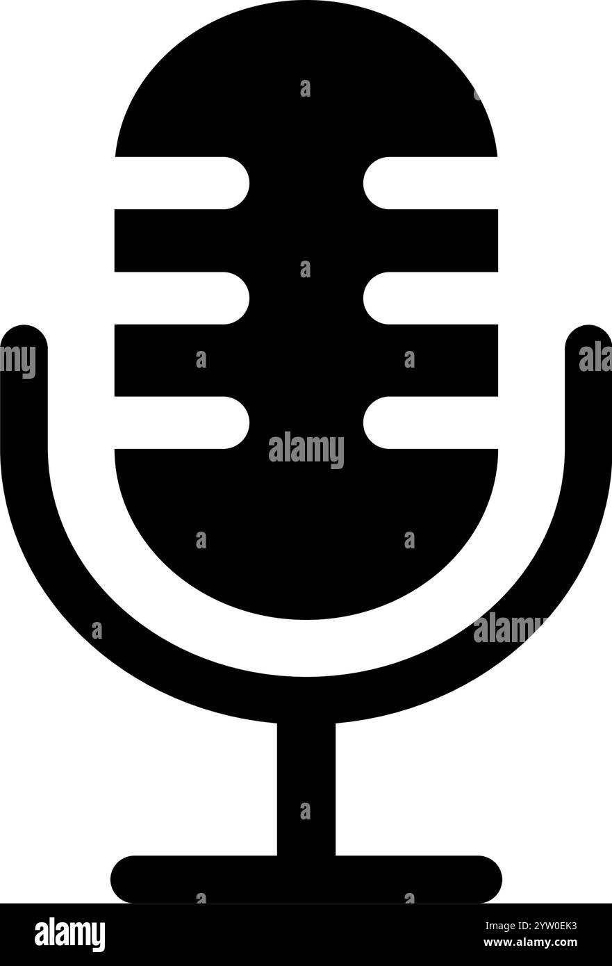 microphone - vector icon Stock Vector Image & Art - Alamy