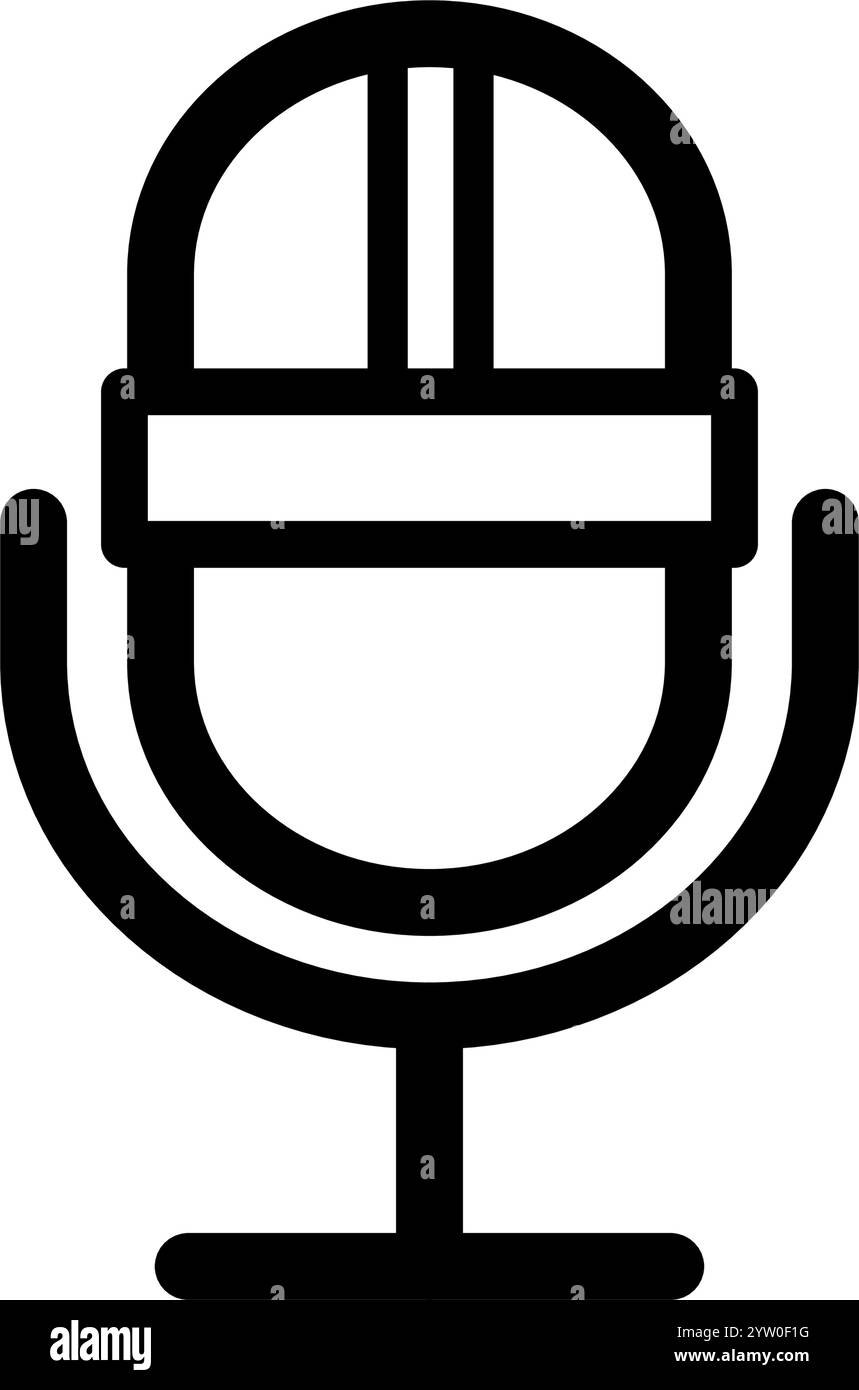 microphone - vector icon Stock Vector Image & Art - Alamy