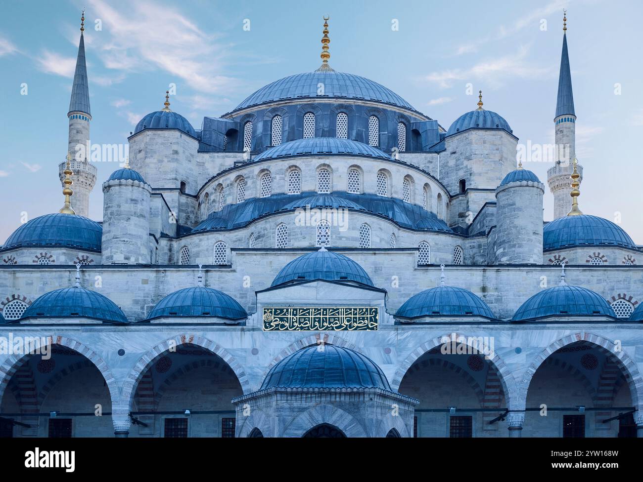 Blue mosque in Istanbul city, Turkey Stock Photo