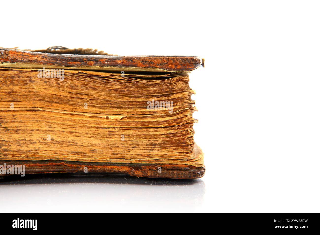 old book isolated on the white background Stock Photo - Alamy