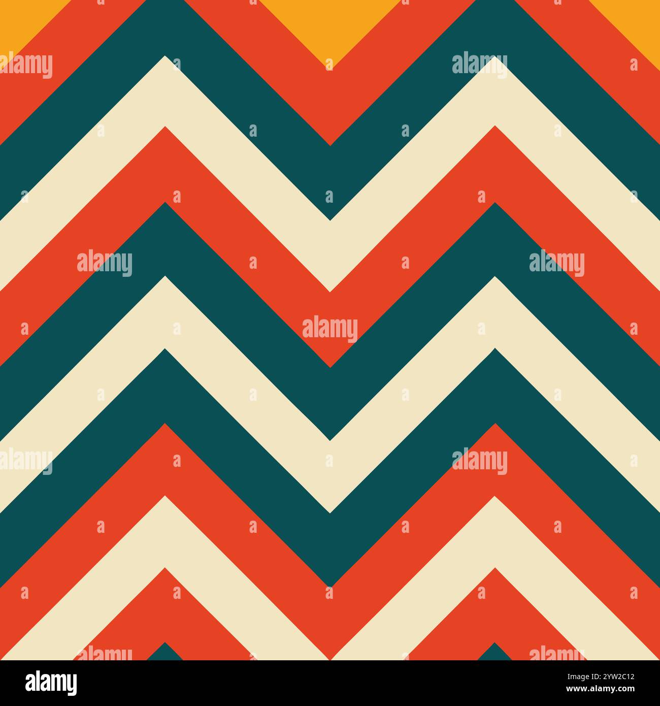 This is a popular vintage zigzag chevron pattern Stock Vector