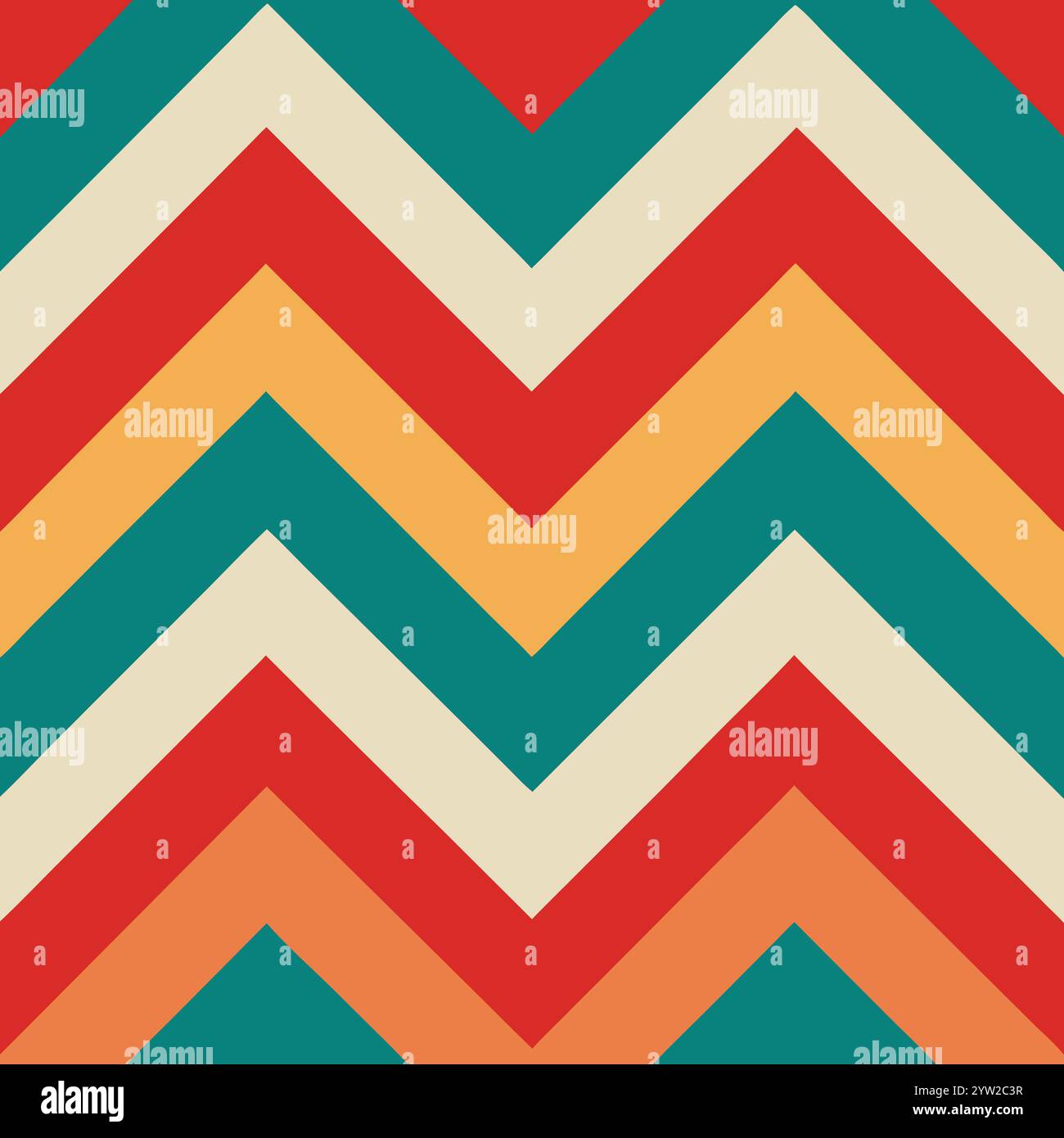 This is a popular vintage zigzag chevron pattern Stock Vector
