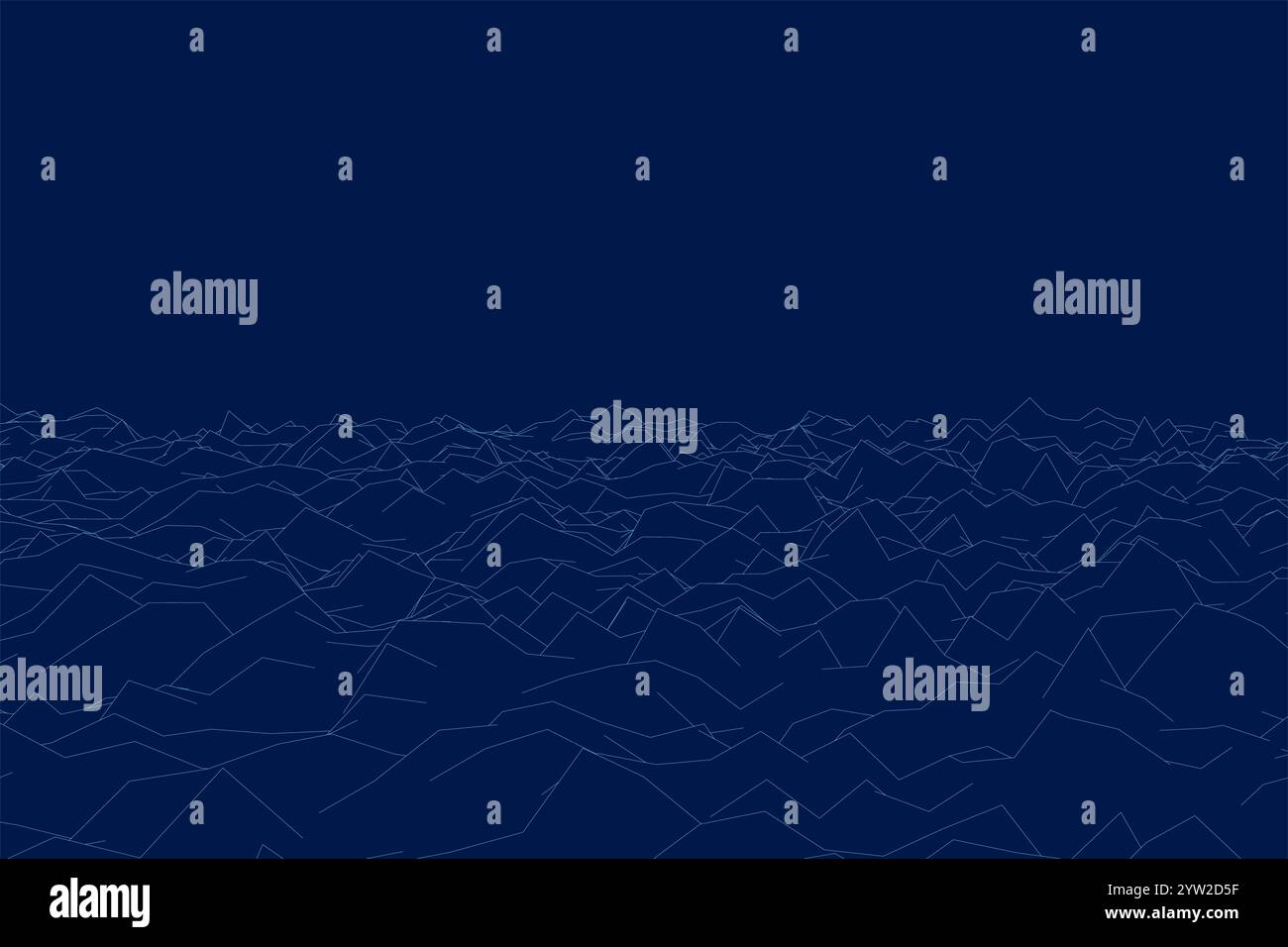 Background with irregular blue lines. Noise from lines. Vector illustration. Stock Vector