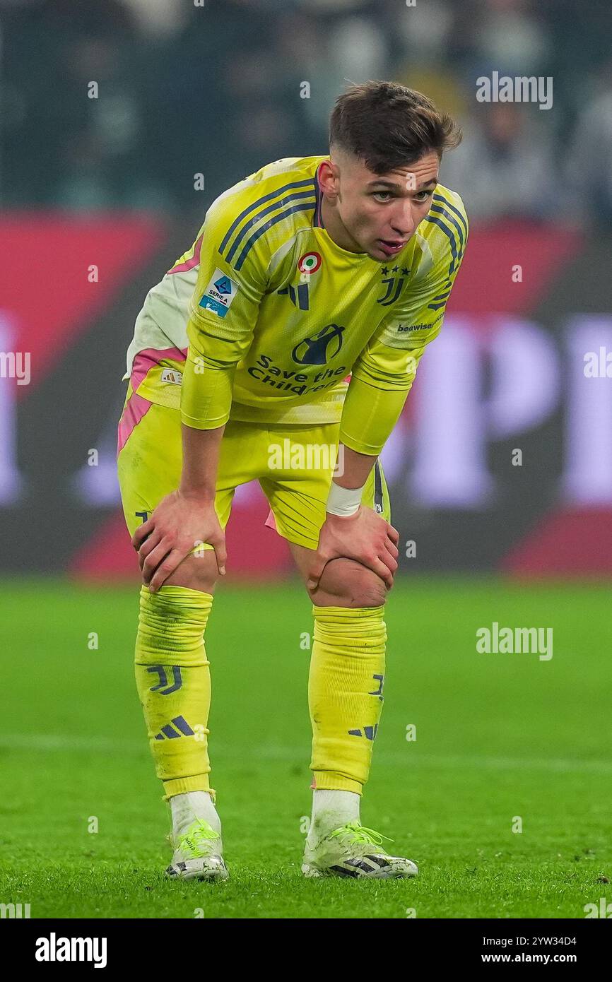 Torino, Italia. 07th Dec, 2024. Juventus' Francisco Conceicao during the Serie A soccer match between Juventus and Bologna at Allianz Stadium in Turin, North Italy - Saturday, December 07, 2024. Sport - Soccer . (Photo by Spada/Lapresse) Credit: LaPresse/Alamy Live News Stock Photo