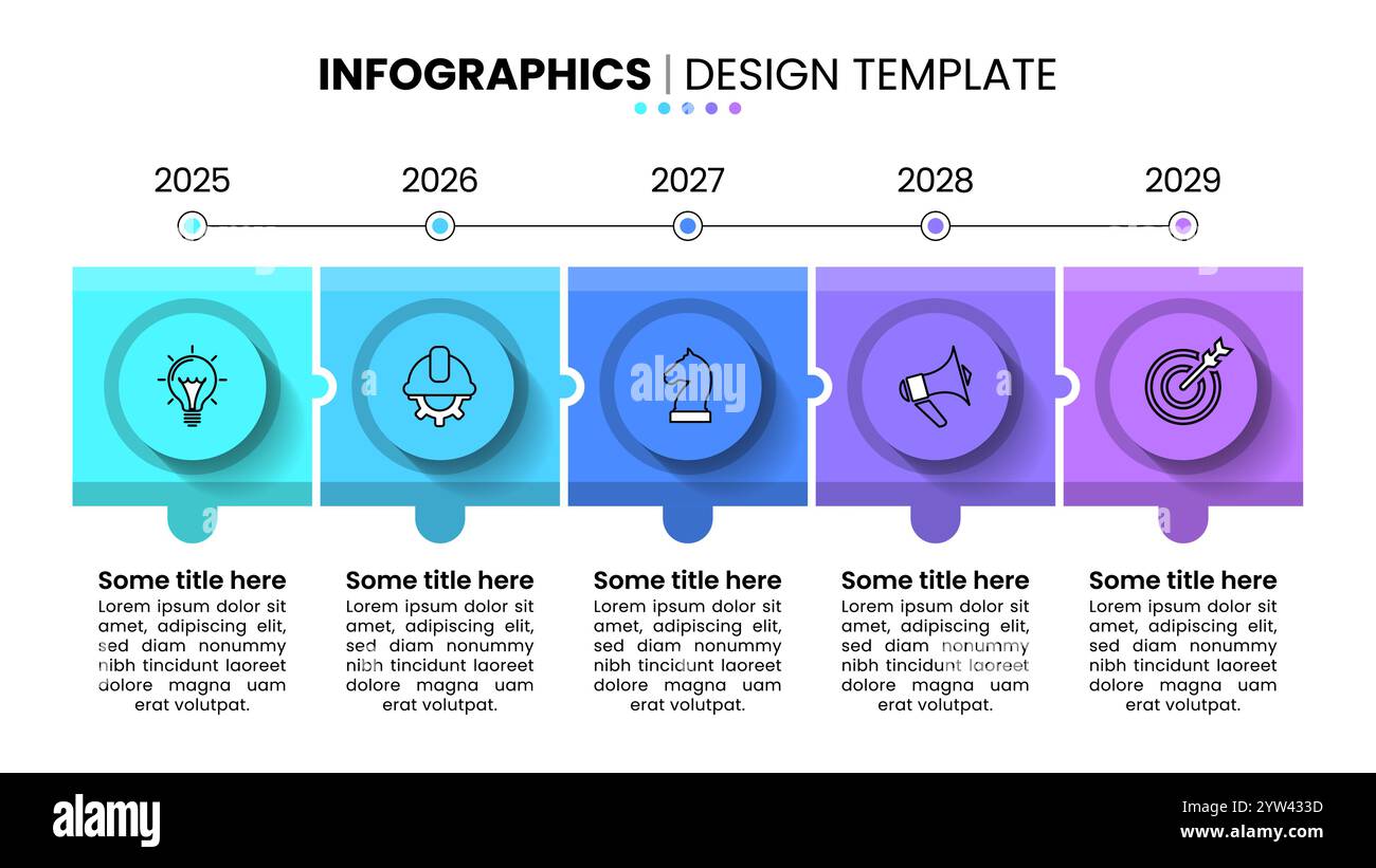 Infographic template with icons and 5 options or steps. Timeline. Can ...