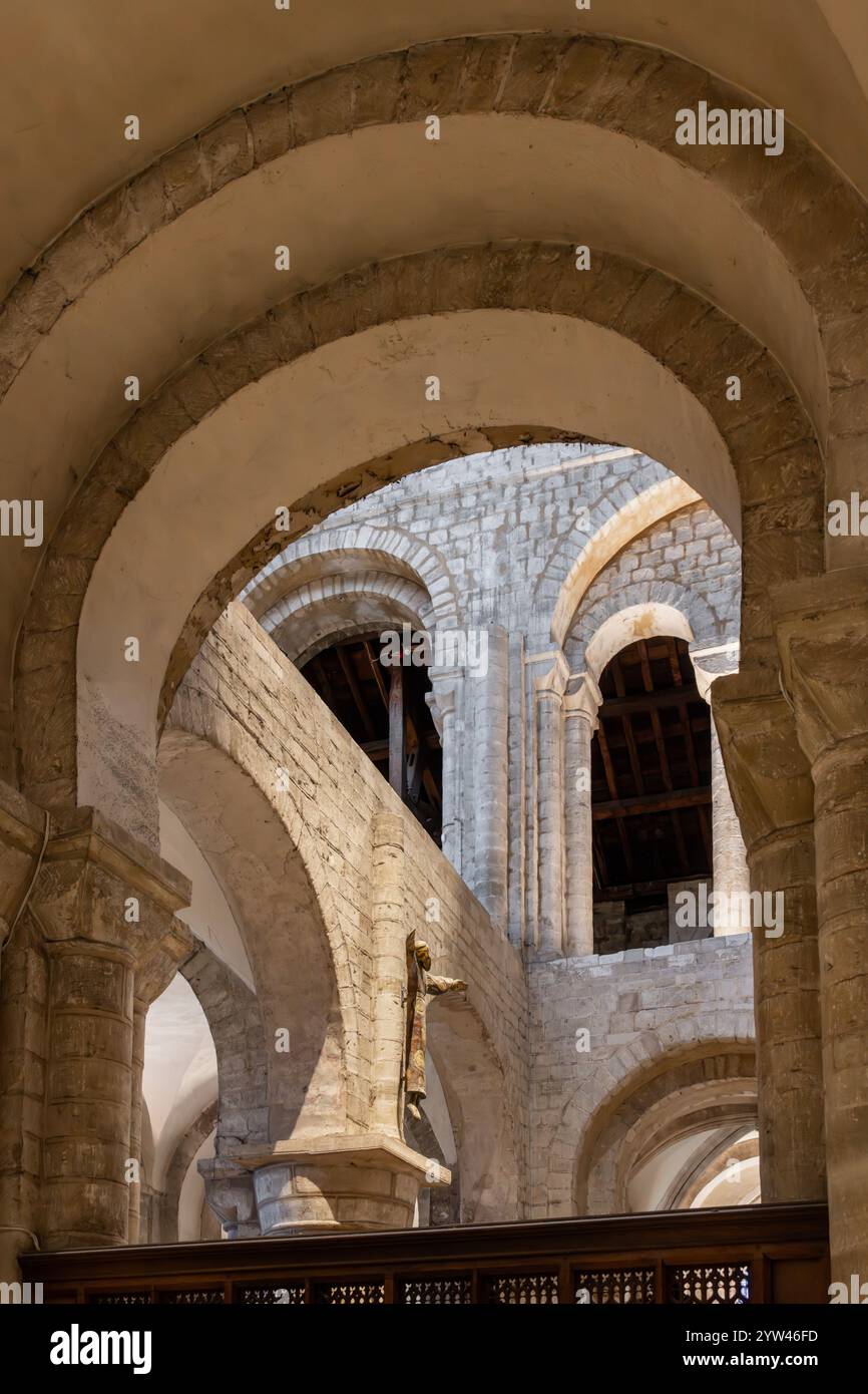 North Transept, Winchester Cathedral, UK Stock Photo