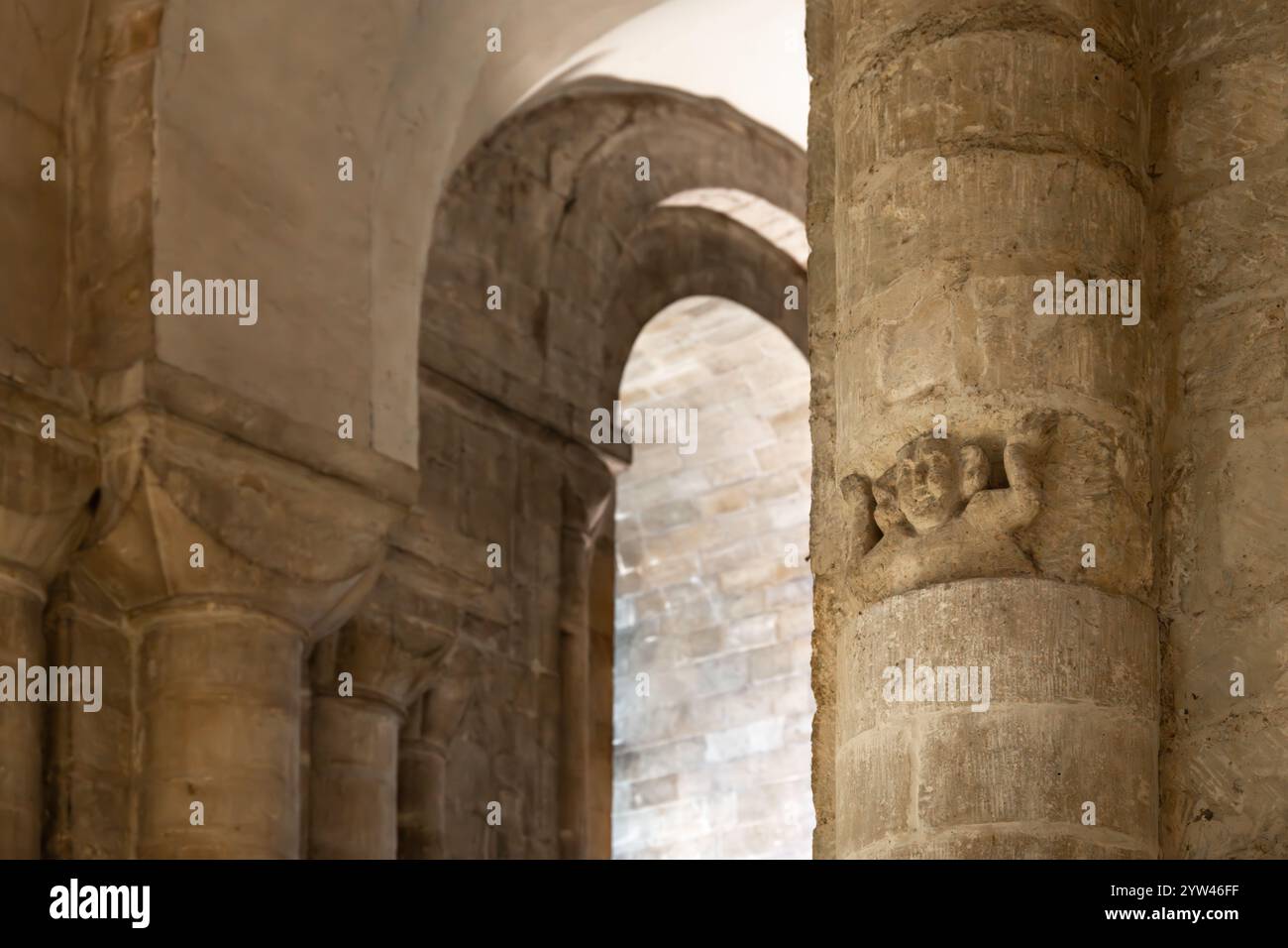 North Transept, Winchester Cathedral, UK Stock Photo