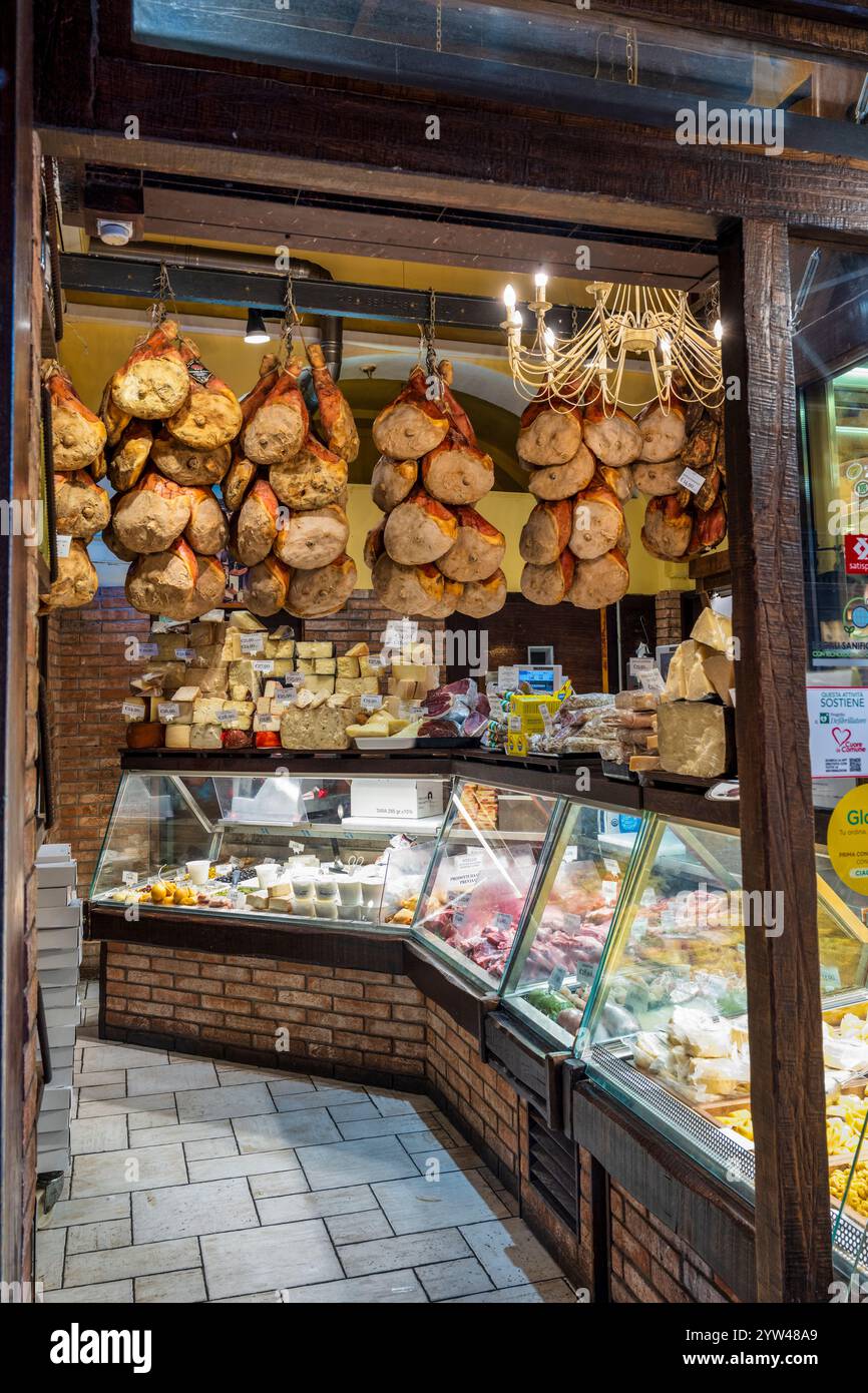Cheese meats delicatessen shop hi-res stock photography and images - Alamy, image size:866x1390