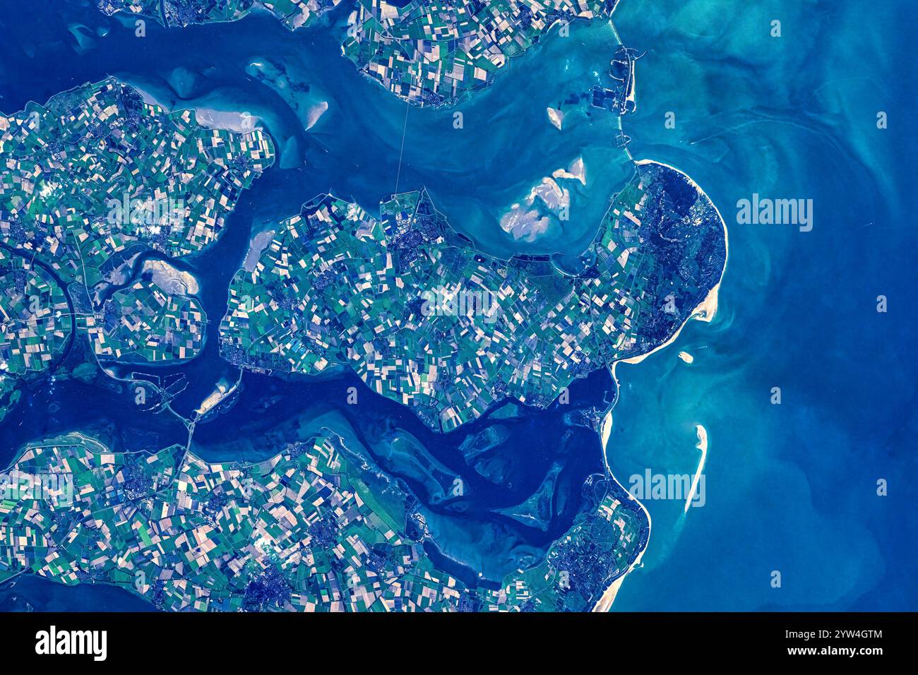 Netherlands satellite image hi-res stock photography and images - Alamy