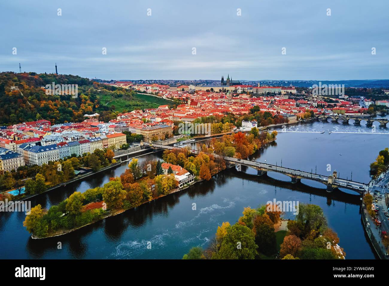 Vltava River Riverside Prague Aerial Hi res Stock Photography And Vltava River Riverside Prague Aerial Hi res Stock Photography And