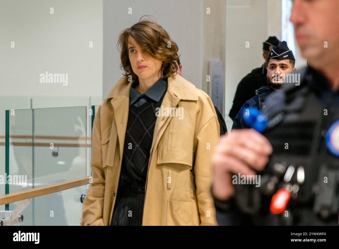 Paris, France. 09th Dec, 2024. French actress Adele Haenel attends the ...