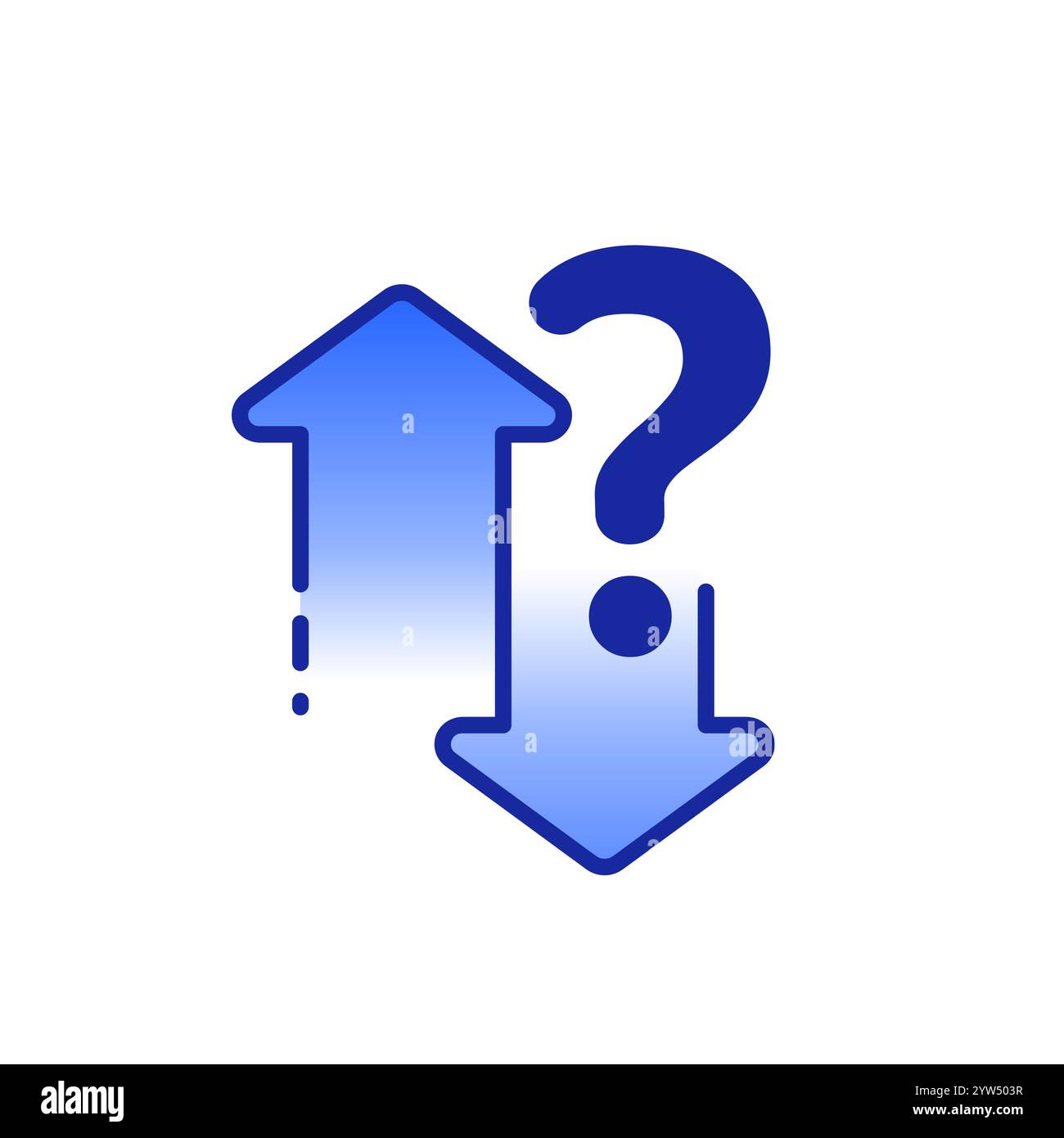 Up or down icon, vector Stock Vector Image & Art - Alamy