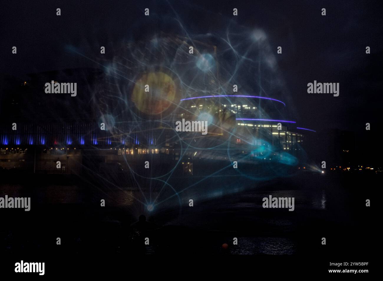 Lightwaves, Salford Quays, Media City - Stock Image