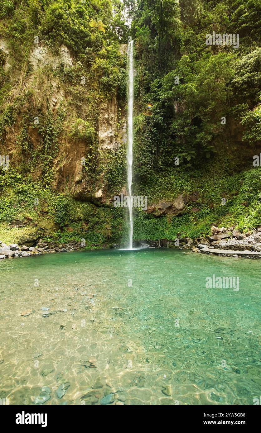 Katibawasan Falls in Mambajao, Camiguin Island, Philippines Stock Photo