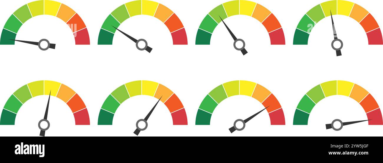 Speedometer icon set Stock Vector Image & Art - Alamy