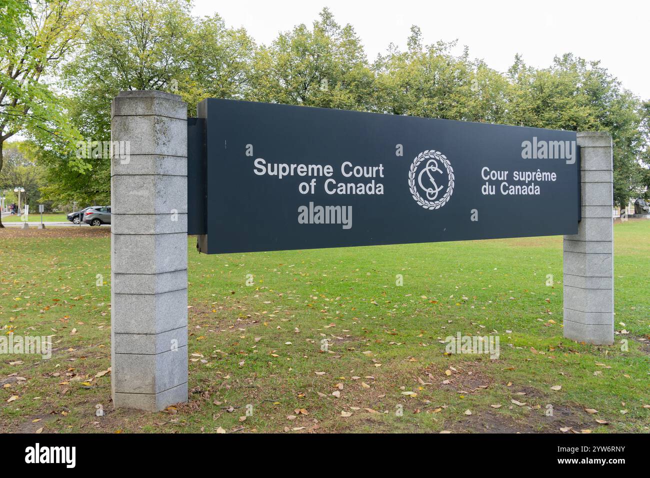 Canada supreme court sign hi-res stock photography and images - Alamy