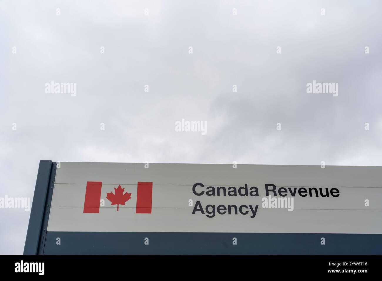 Part of Canada Revenue Agency sign is seen in Ottawa Stock Photo - Alamy