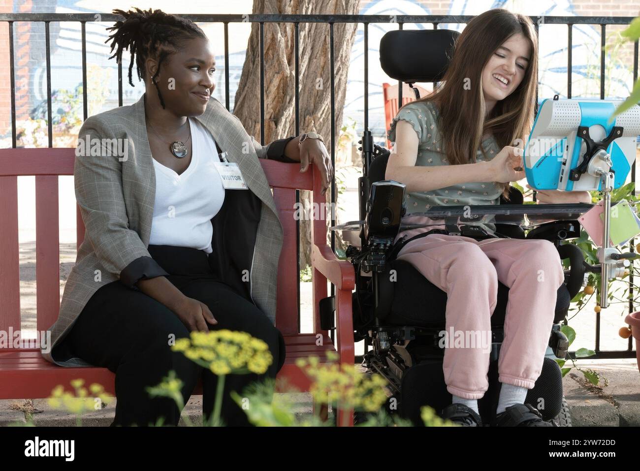OUT OF MY MIND, from left: Courtney Taylor, Phoebe-Rae Taylor, 2024. ph