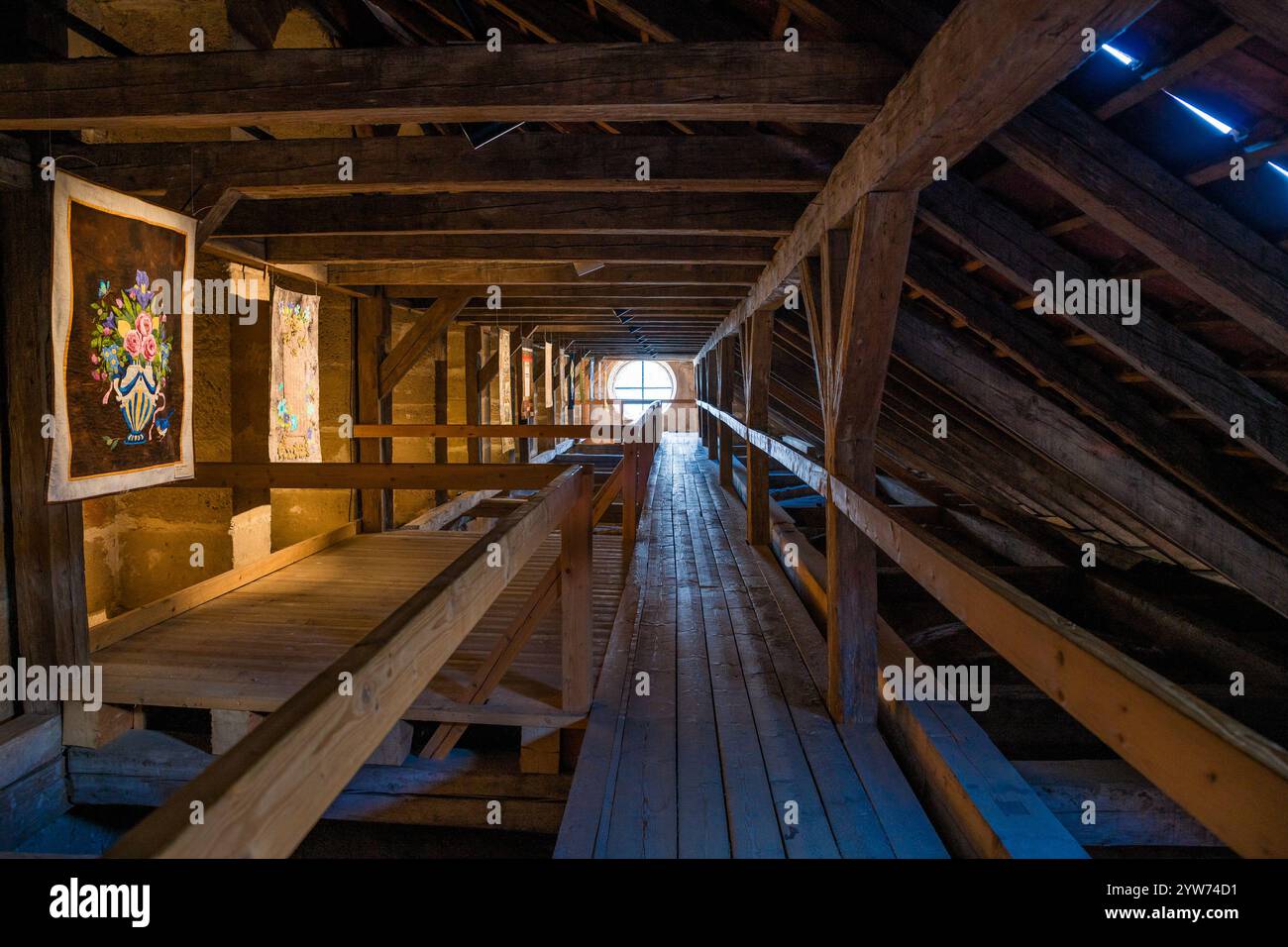 Kutna Hora - Sedlec, Czech republic - May 20, 2024. Interior of Cathedral of the Assumption of the Virgin Mary and St. John the Baptist Stock Photo