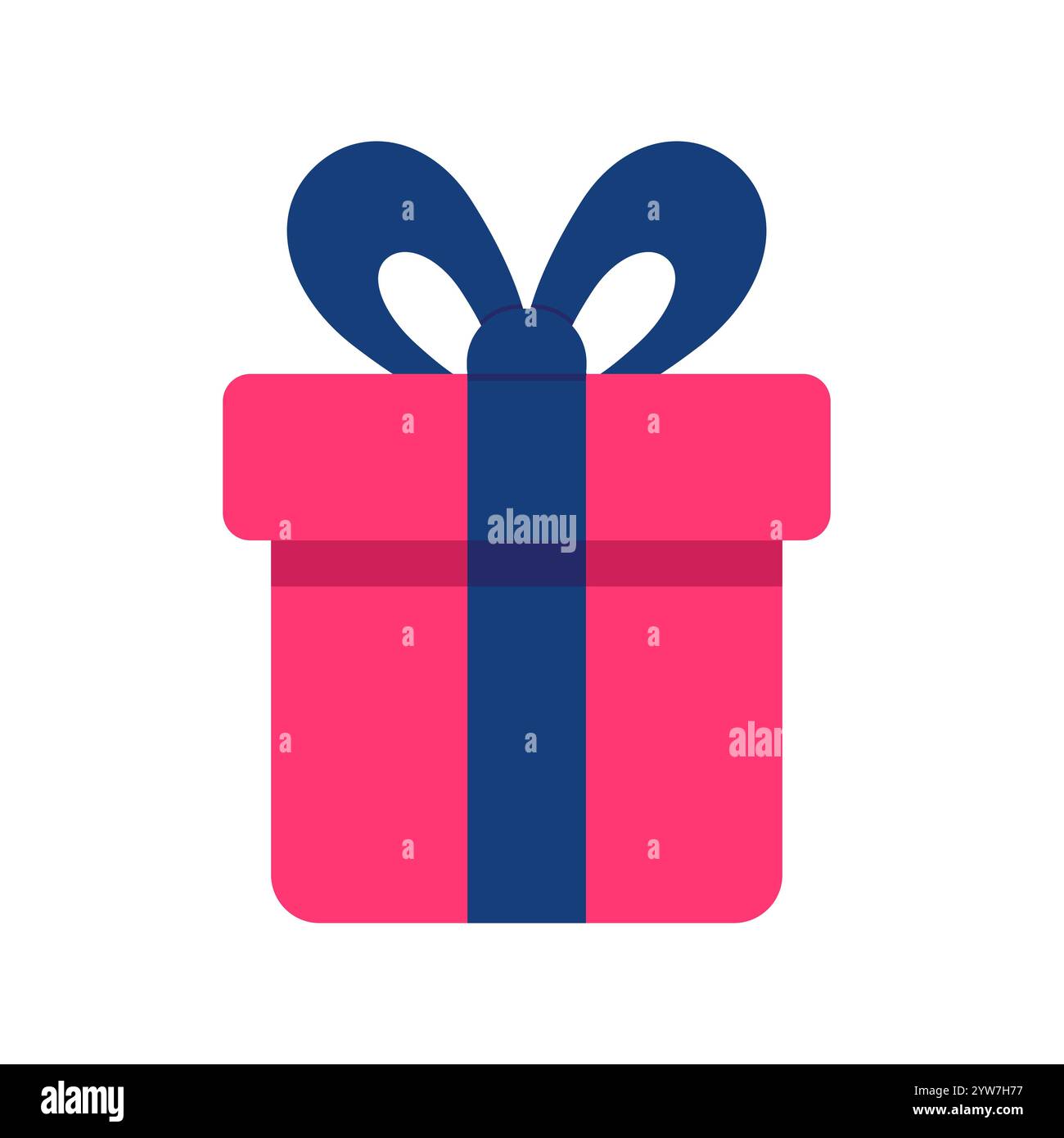 Gift box. Valentines day. Vector illustration. Stock Vector