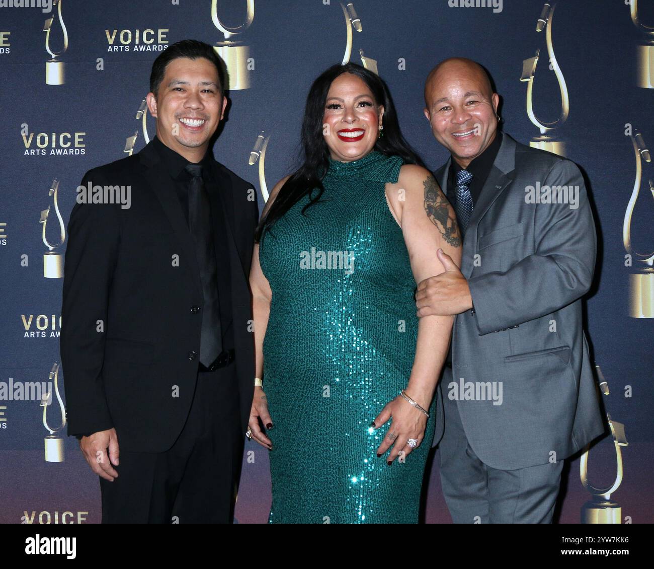 Beverly Hills, USA. 8, December, 2024. Pictured left to right, Joe ...