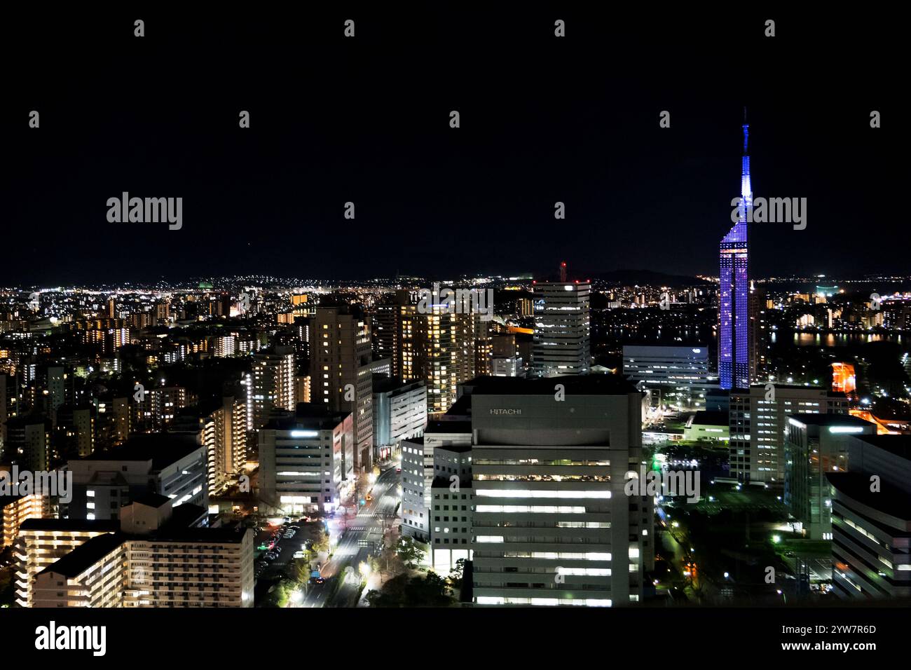 Hakata city skyline night hi-res stock photography and images - Alamy