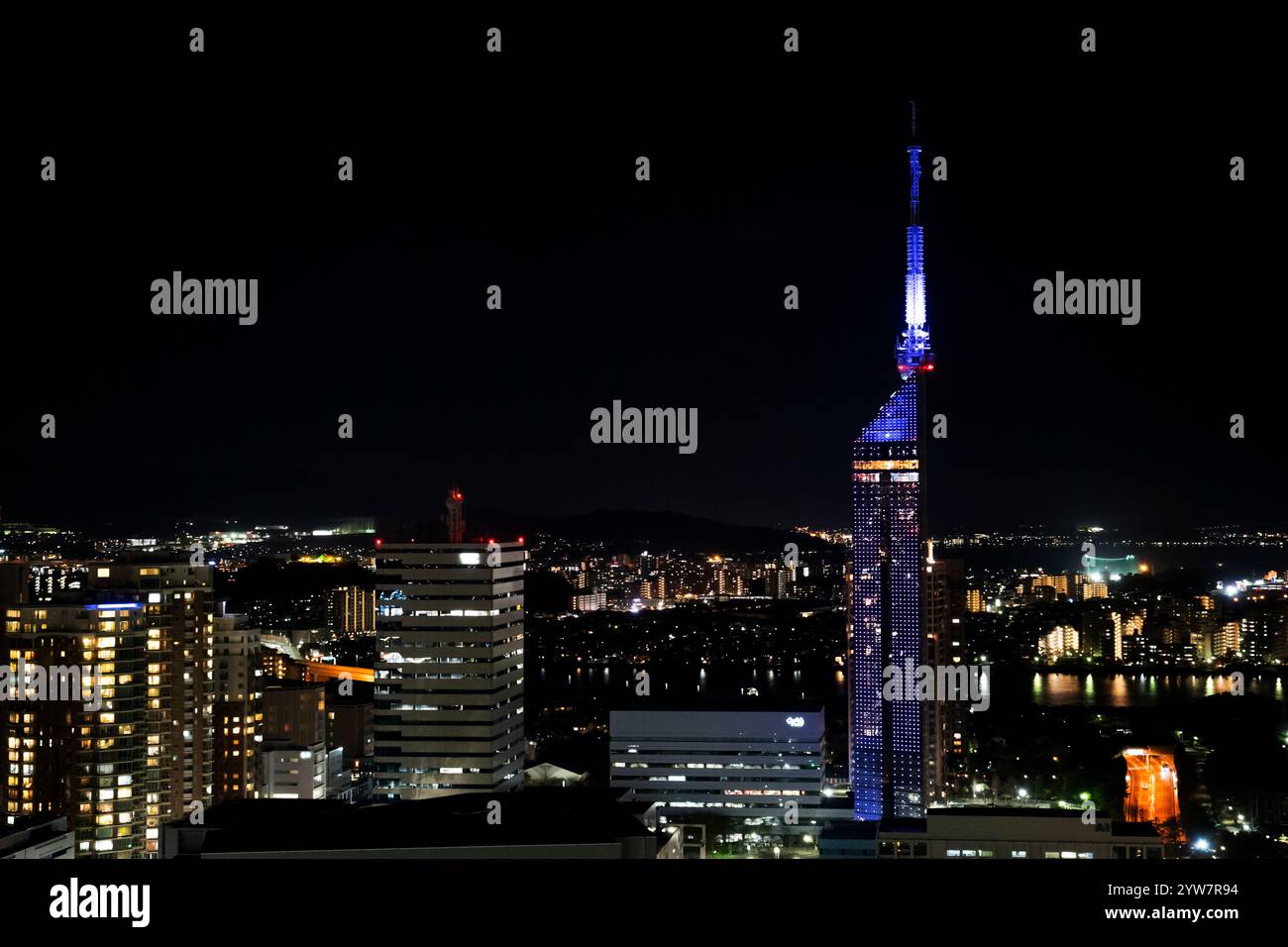Hakata city skyline night hi-res stock photography and images - Alamy