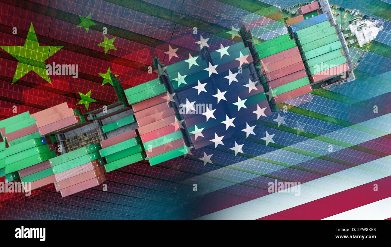 Solar Trade US imposes tariffs on solar panels from China. Renewable energy policy ...
