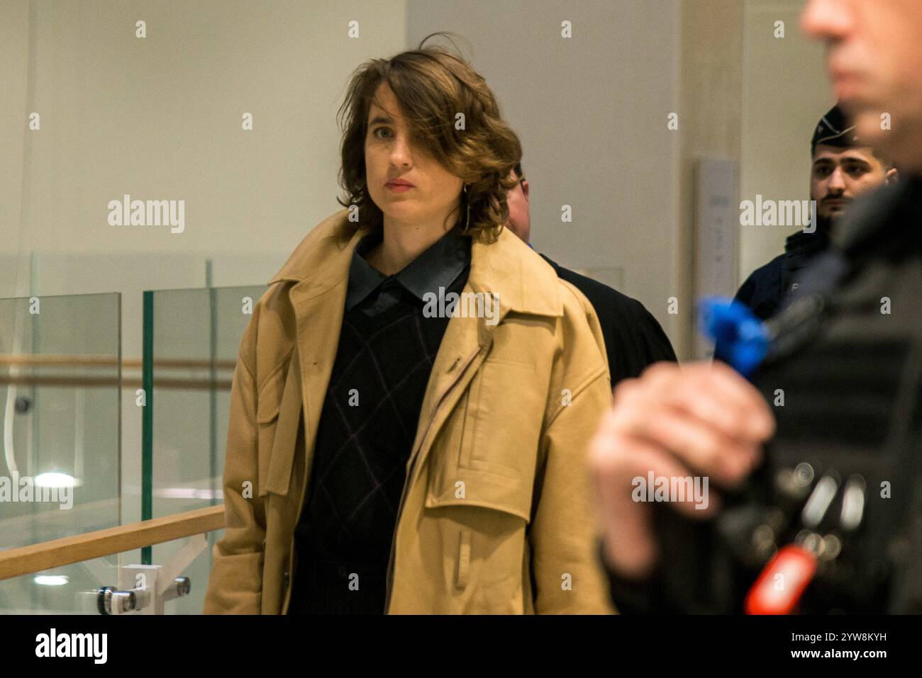 Paris, France. 09th Dec, 2024. French actress Adele Haenel attends the ...