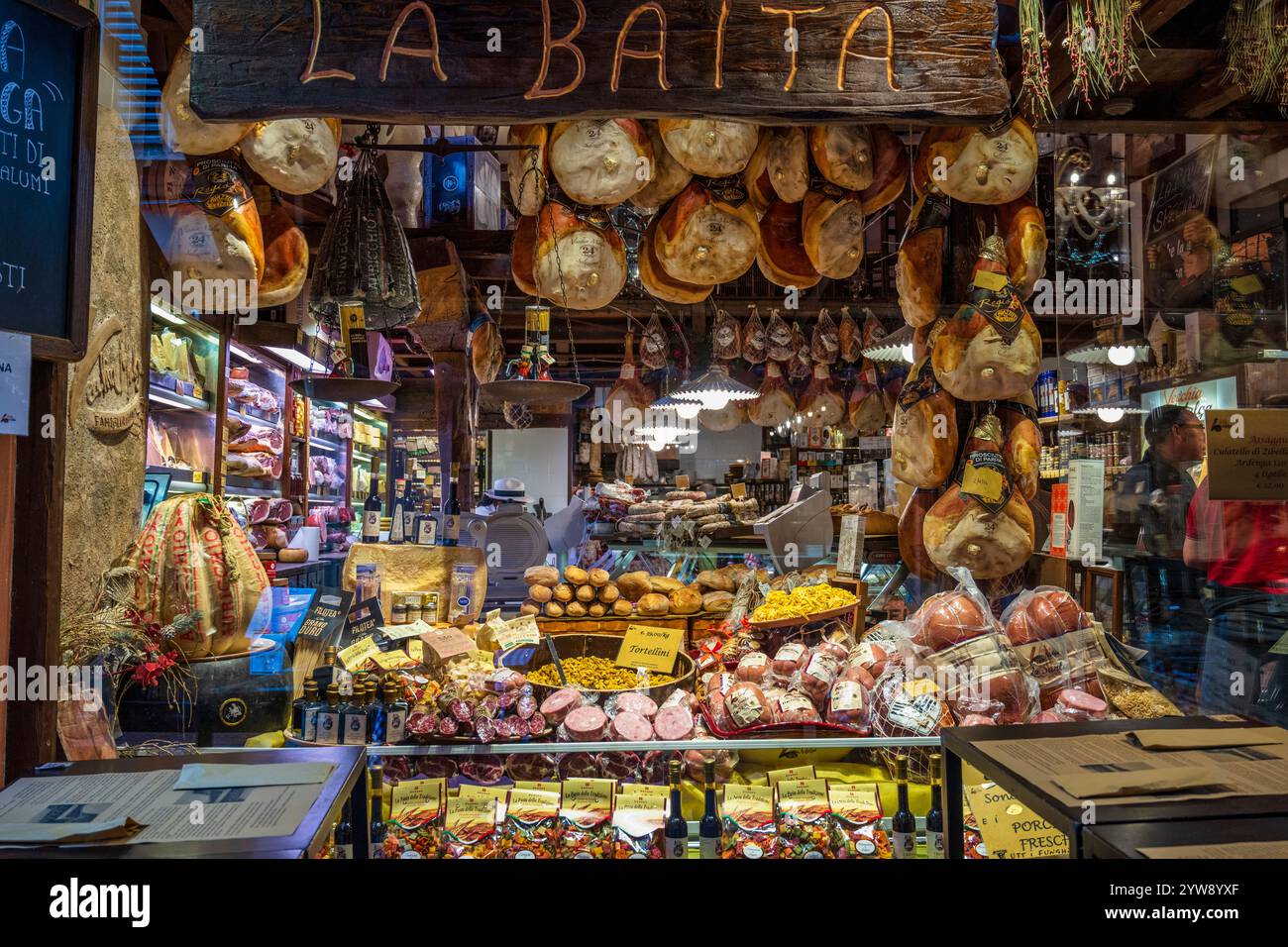 Cheese meats delicatessen shop hi-res stock photography and images - Alamy, image size:1300x956