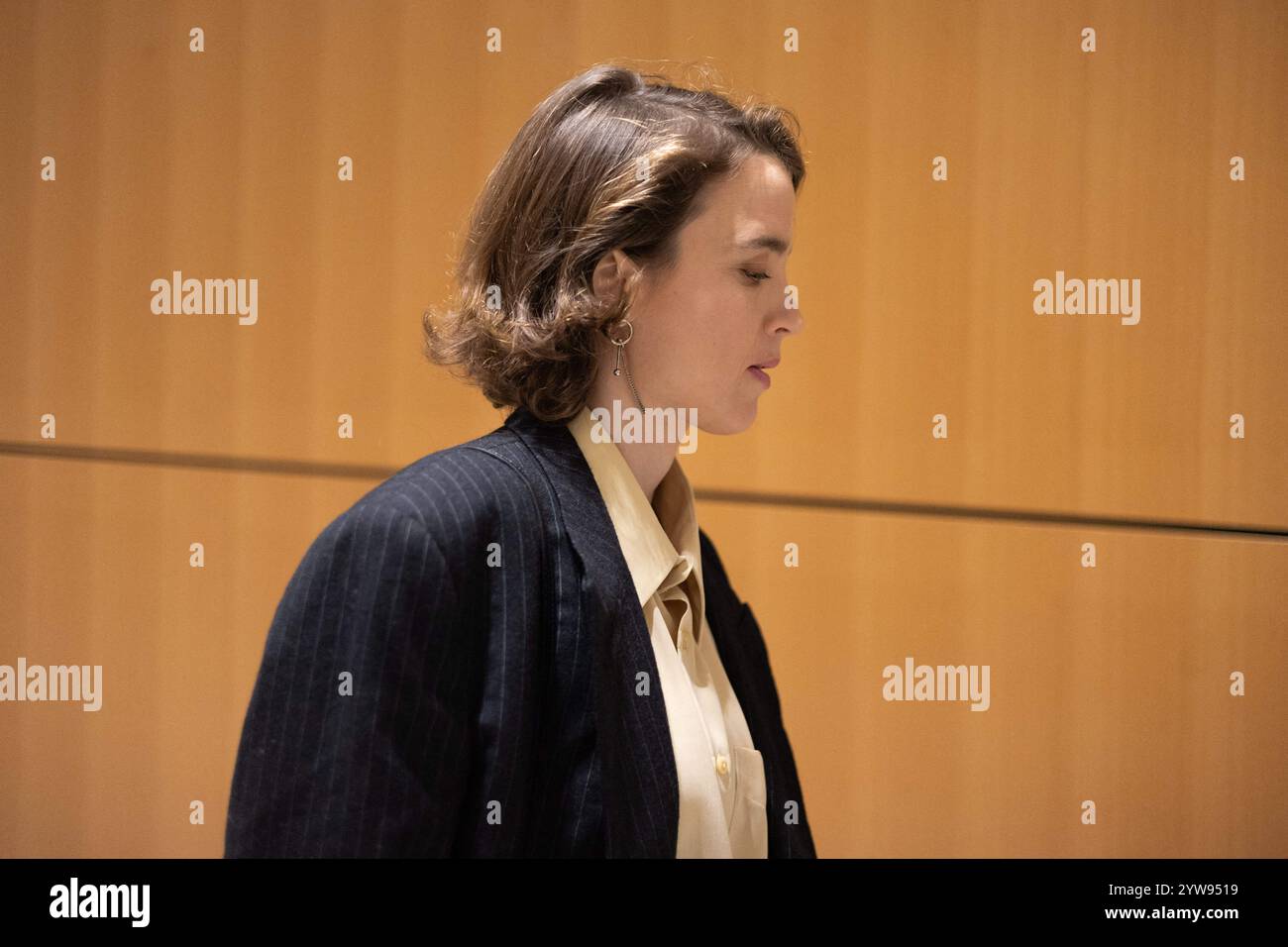 Paris, France. 10th Dec, 2024. French actress Adele Haenel arrives at ...