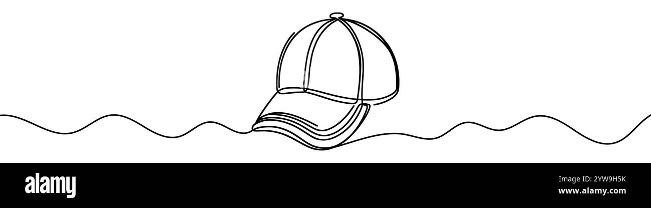 Stylish black baseball cap Stock Vector Images - Alamy