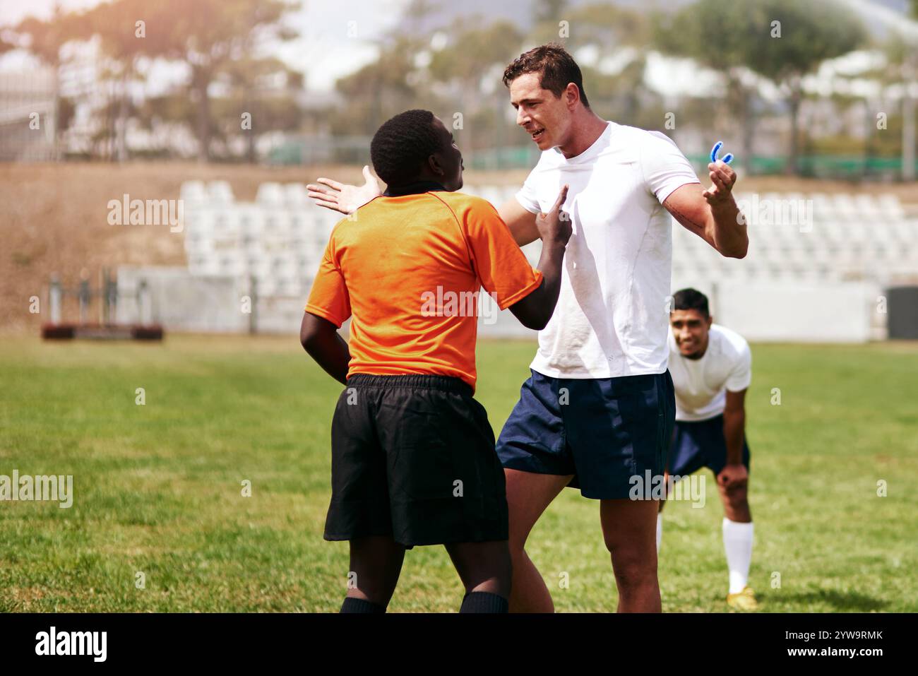 Angry sports player ref hi-res stock photography and images - Alamy