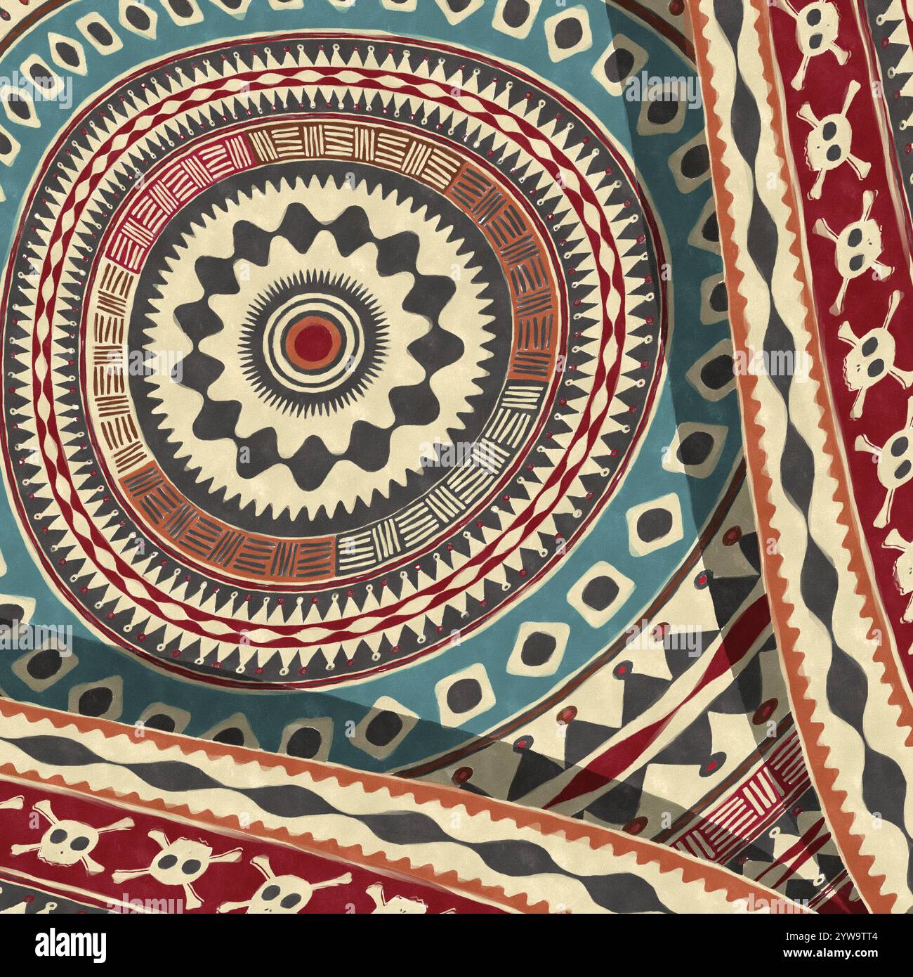 African batik patterns hi-res stock photography and images - Alamy
