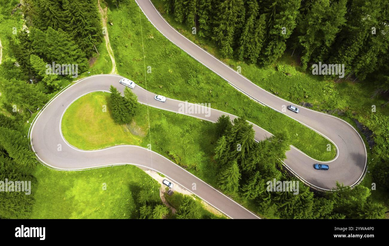 Driving on winding road during hi-res stock photography and images - Alamy